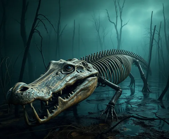 alligator skeleton