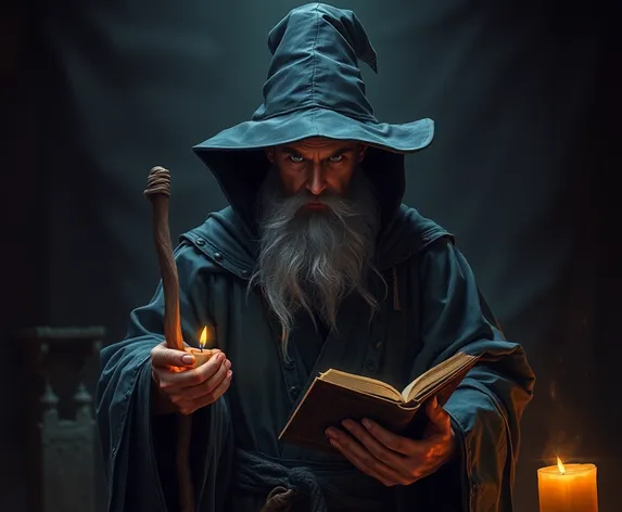 dark fantasy wizard