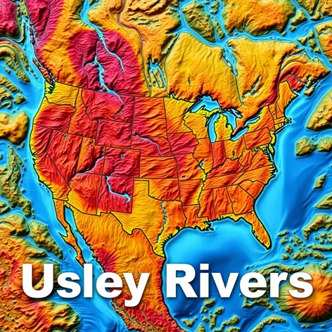 usa rivers map