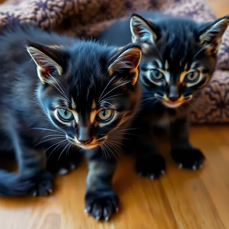 tabby kittens black