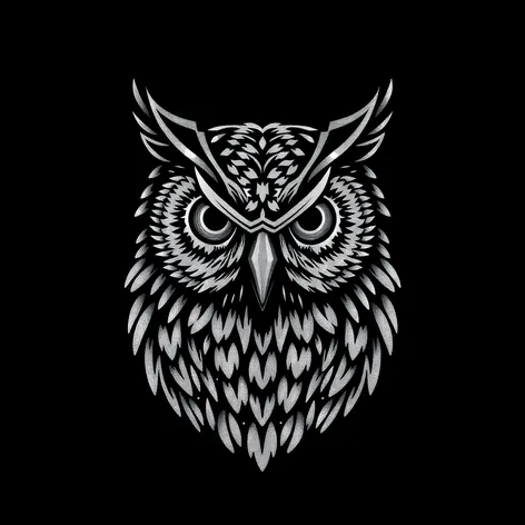 silver owl tattoo