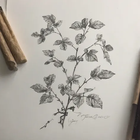 vine drawing