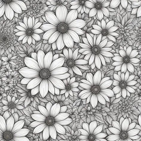 flower line art