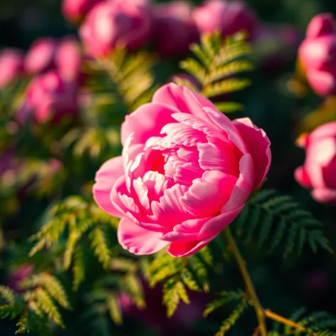 fern leaf peony