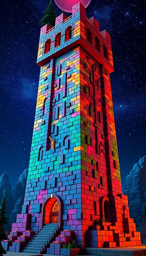 huge tower minecraft