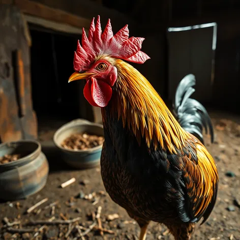 angry rooster