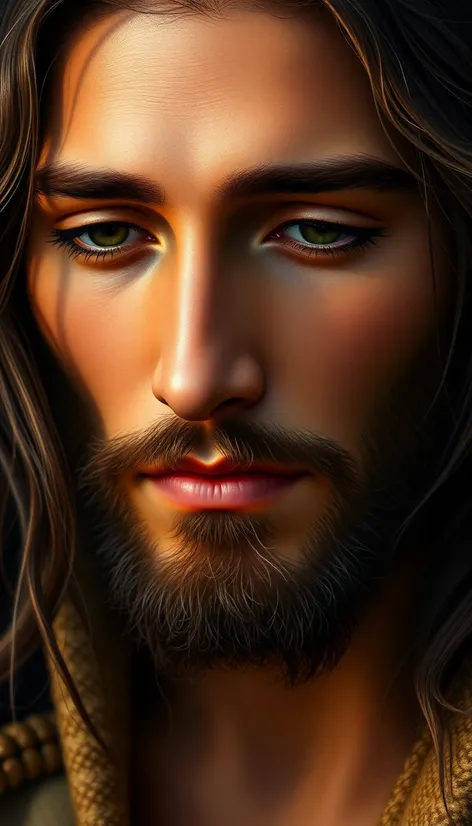 sketch of jesus face