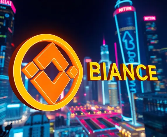 binance logo 3d