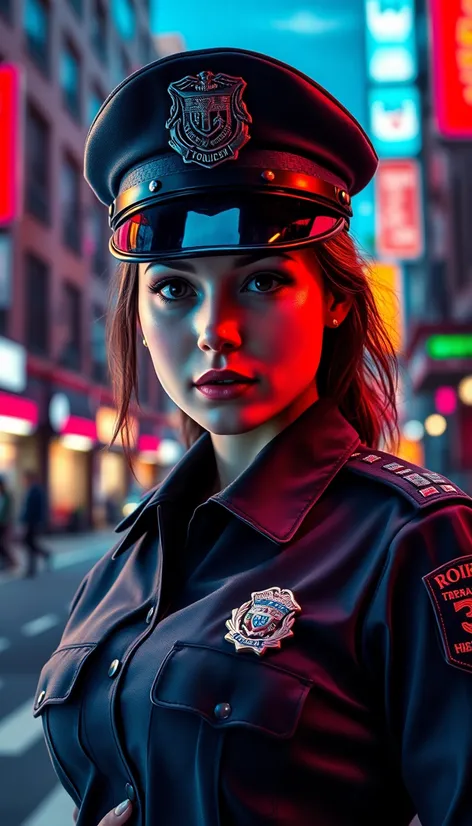 lady cop uniform