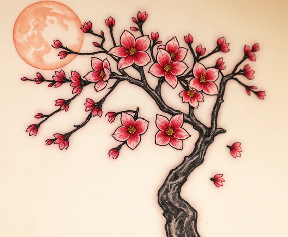 sakura tree tattoo