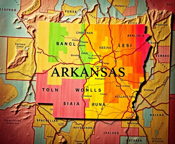 arkansas on the map