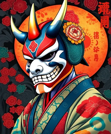 oni mask art