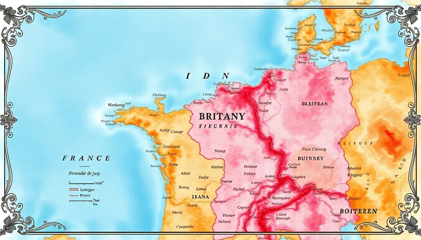 map of brittany france