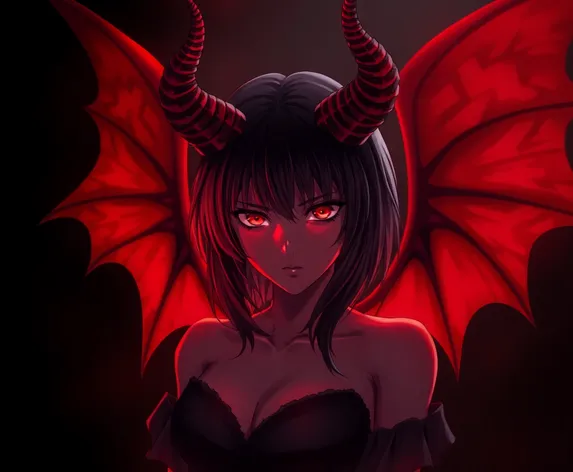 female demon anime