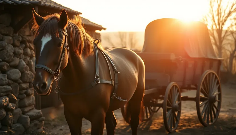 horse and wagon