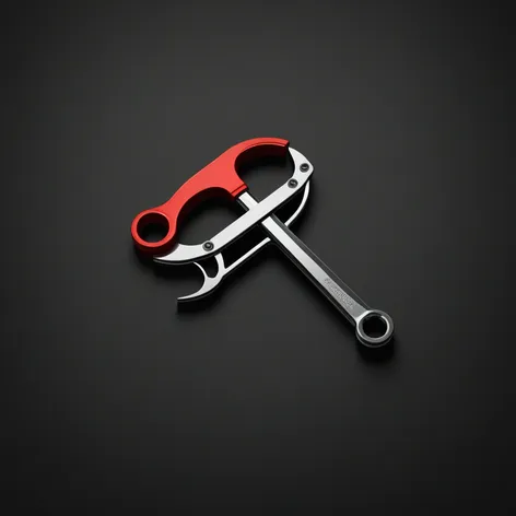 red crescent wrench, 2d,