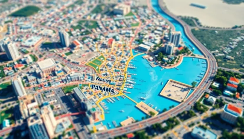 panama city on map