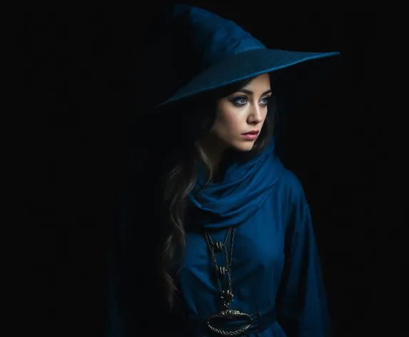 blue witch outfit