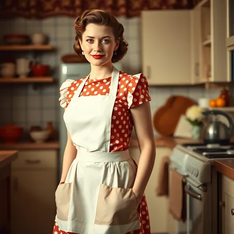 vintage housewife dress and