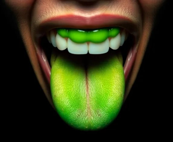 green tongue