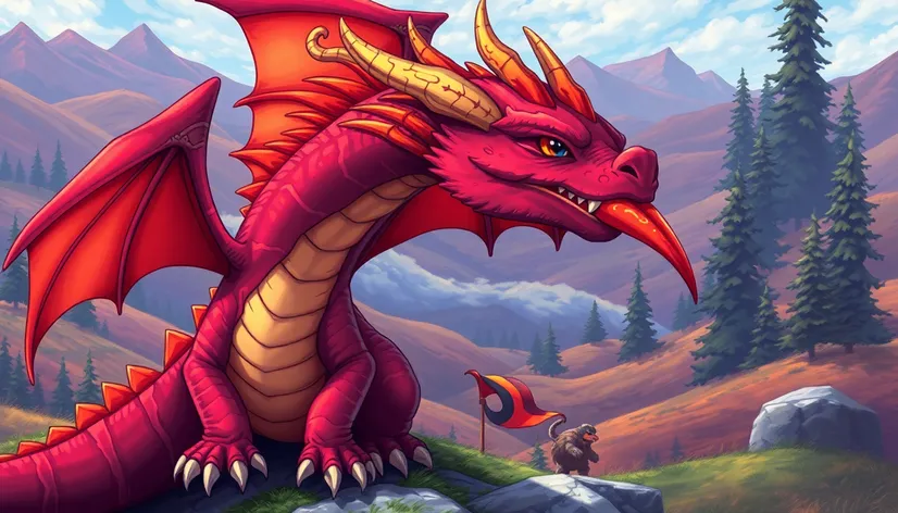 cute fantasy dragon