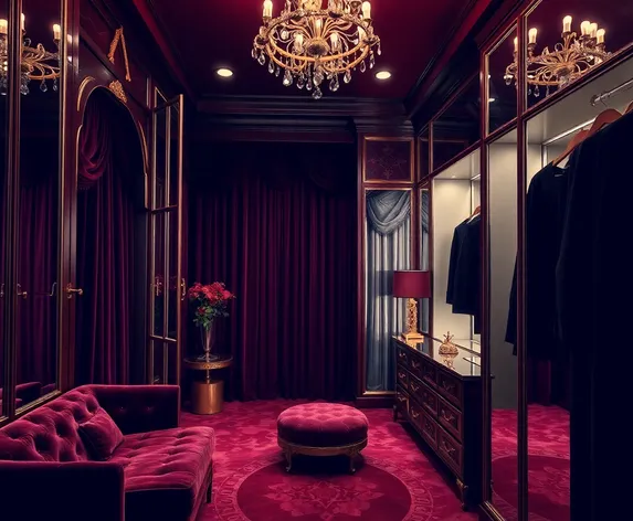 elegant rich dressing room