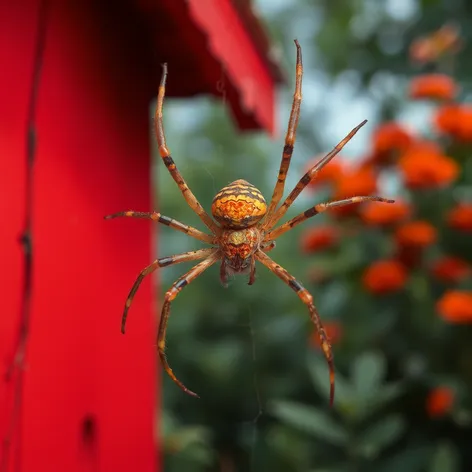 red house spider