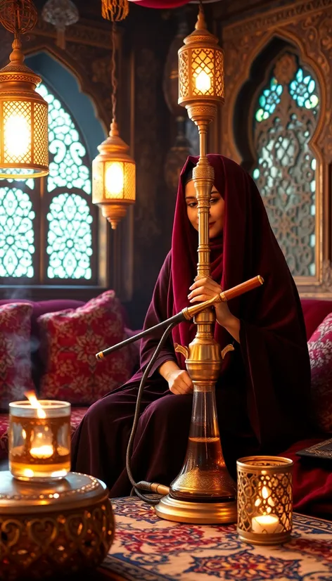 hijab hookah