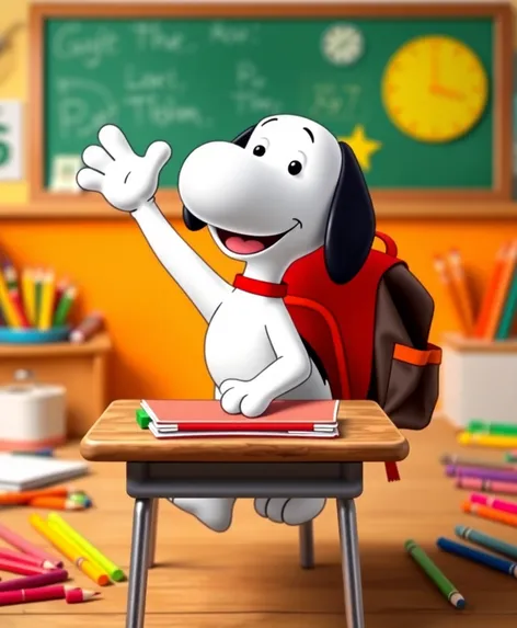 first day snoopy back