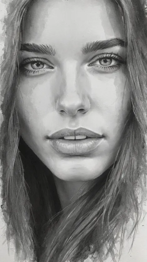 girl face drawing