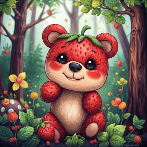 strawberry bear