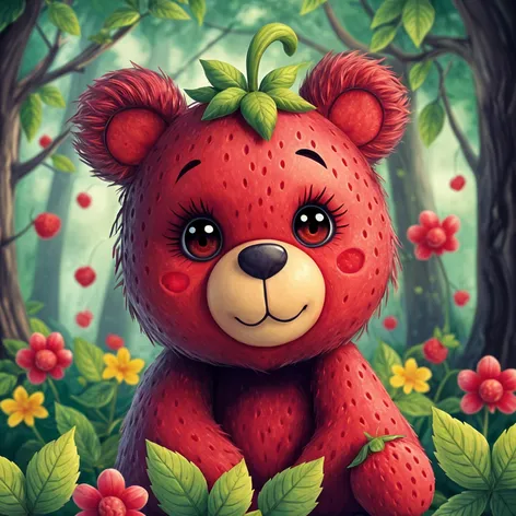 strawberry bear