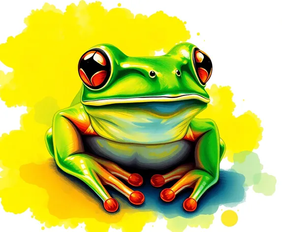 frog coloring page