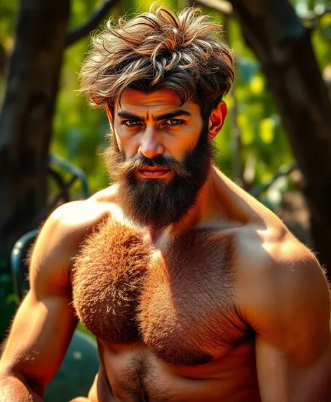 hairy male body