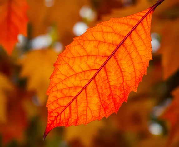 outline of autumn leaf