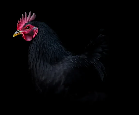 all black chicken