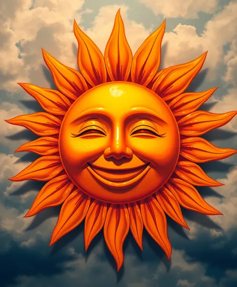 sun with face