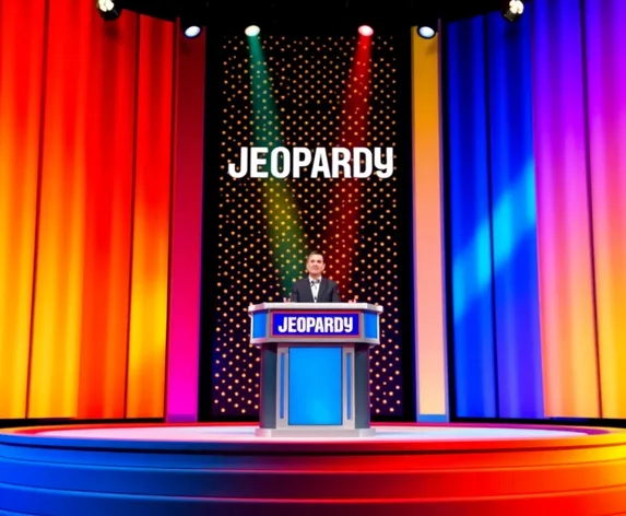 jeopardy set background