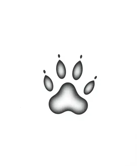 paw print tattoo ideas