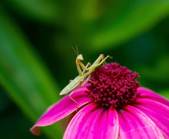 praying mantis flower