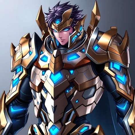 male anime armor