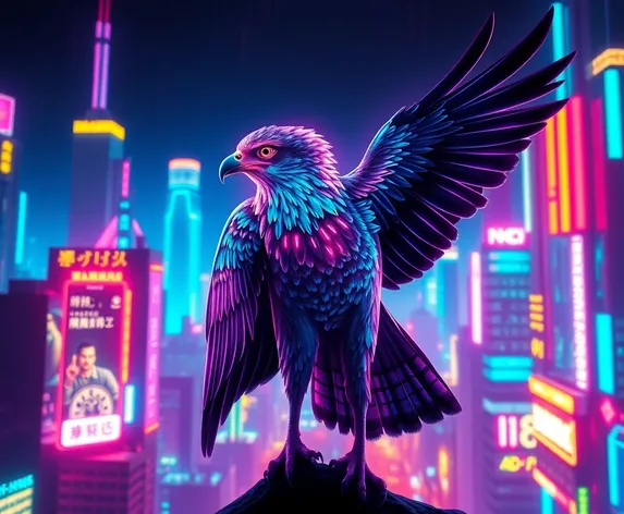 cyberpunk hawk