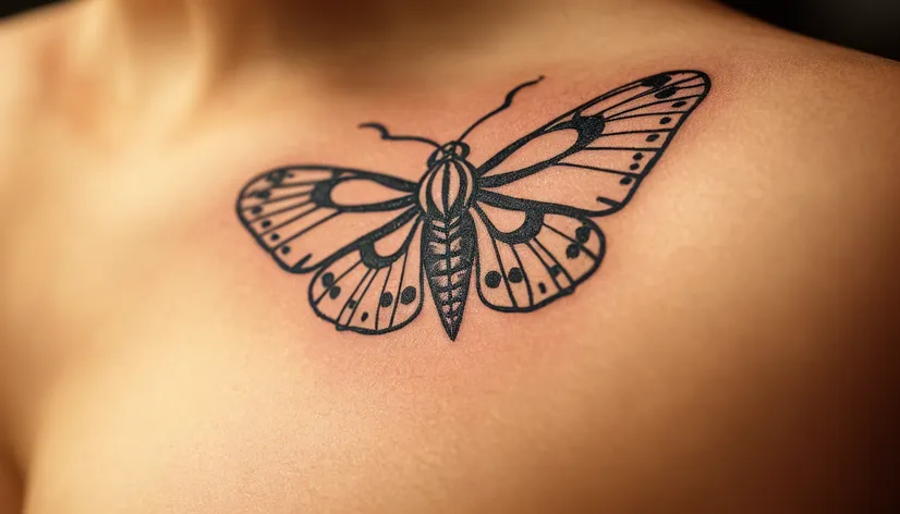 moth tattoo