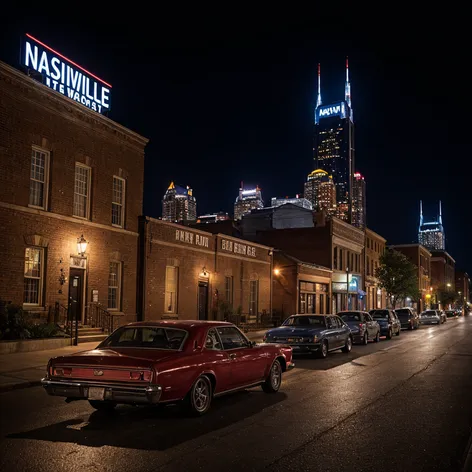 Nashville Tennessee at night