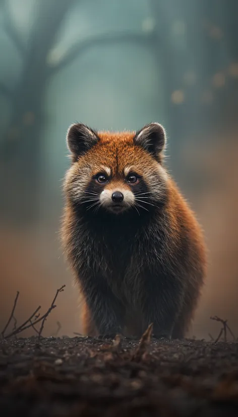 tanuki in the fog