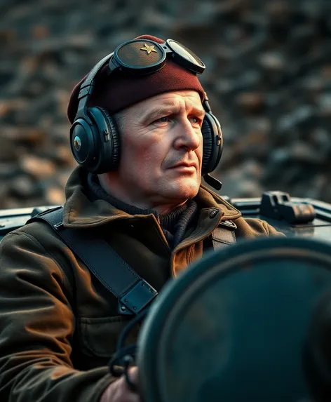 soviet tank commander headphones