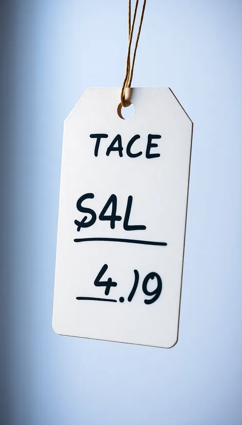 price tag image cutout