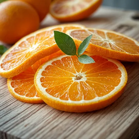 orange fruit with slices