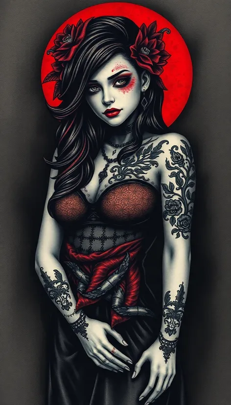 gothic tattoos women