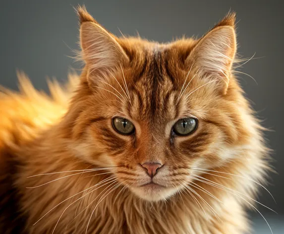 norwegian forest cat orange